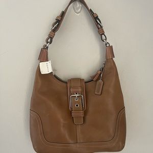 Coach Soho Hampton tan/brown leather bag, NWT
